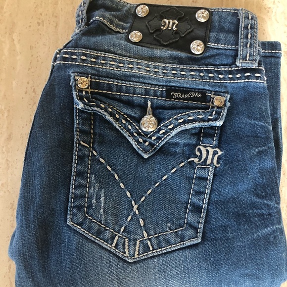 Miss Me Denim Jeans size 28 Boot Cut - Picture 3 of 13